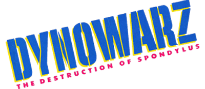 Dynowarz The Destruction of Spondylus logo for NES